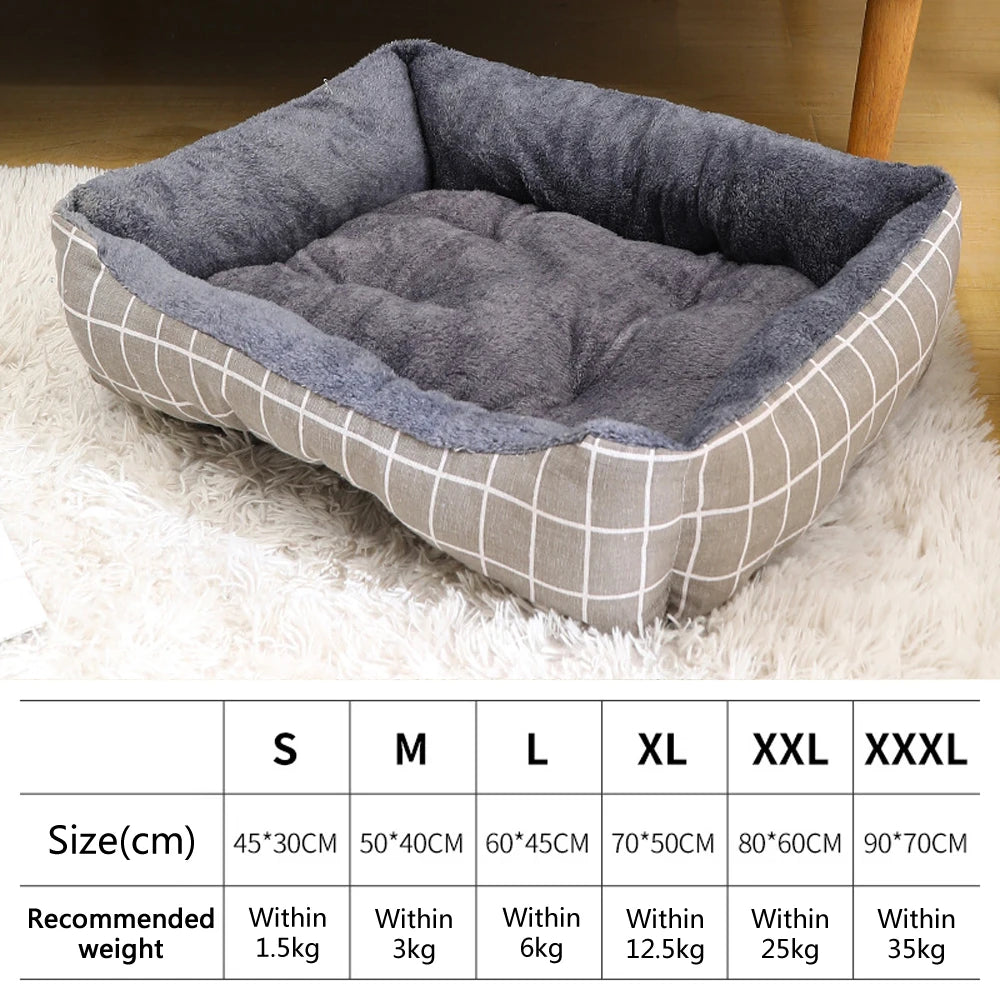 Large Warm Dog & Cat Bed Sofa