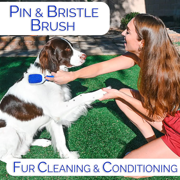 Premium Dog Grooming Brush Set
