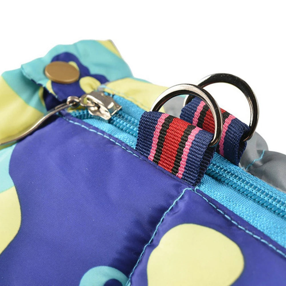 Autumn/Winter Padded Waterproof Dog Coat with Reflective Strips