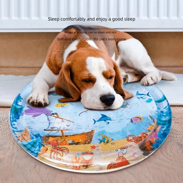 Summer Cooling Pet Ice Pad – Water Bed Mat for Dogs & Cats