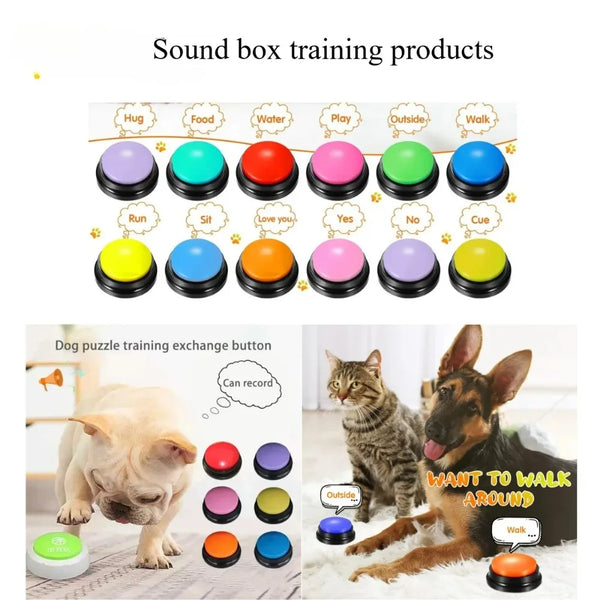 8PCS Dog Communication Voice Buttons