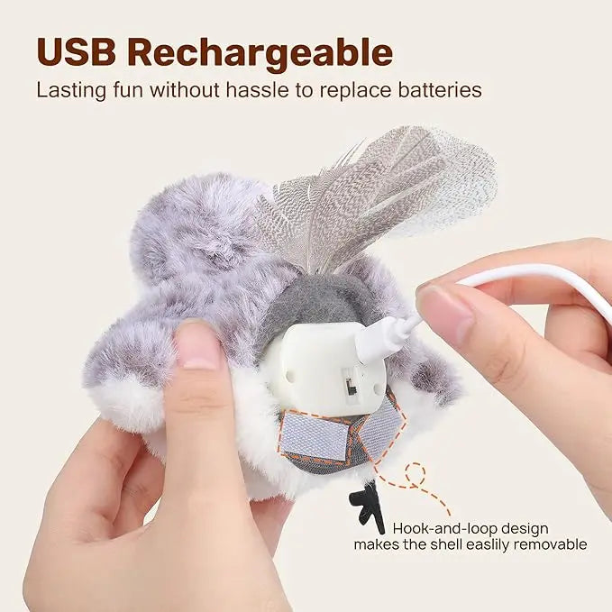 Flapping Bird Catnip Kicker Toy