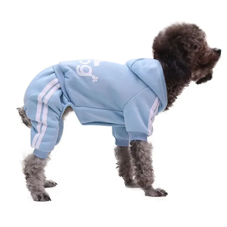 Winter Hoodie Jumpsuit for Small to Large Dogs