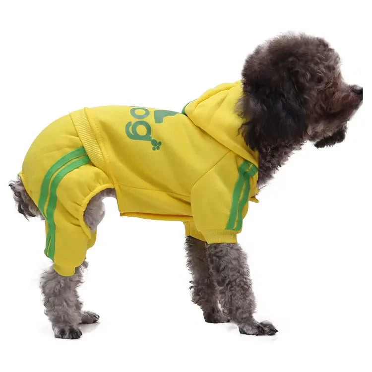 Winter Hoodie Jumpsuit for Small to Large Dogs