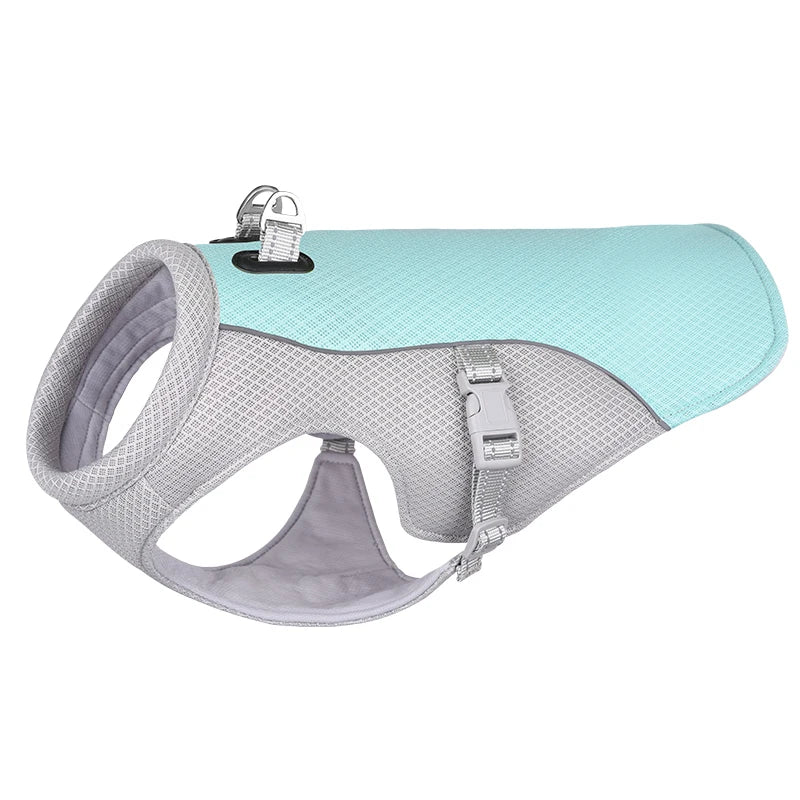 Reflective Dog Cooling Vest with Quick-Release – Summer Jacket for All Sizes