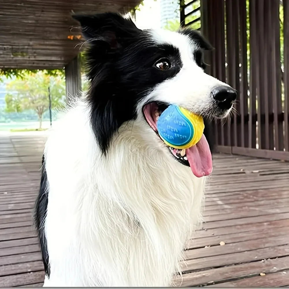 Durable Dog Chew Ball – Interactive Teeth-Cleaning Toy