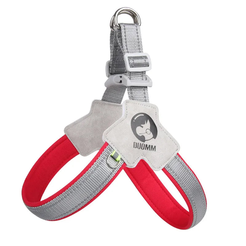 Adjustable Reflective Mesh Dog Harness – For Small & Large Dogs and Cats