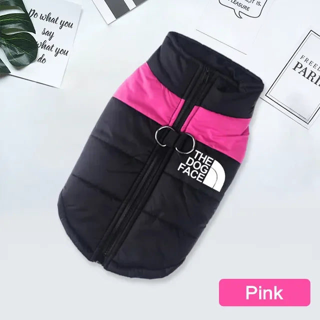 Waterproof Padded Dog Coat with Zipper