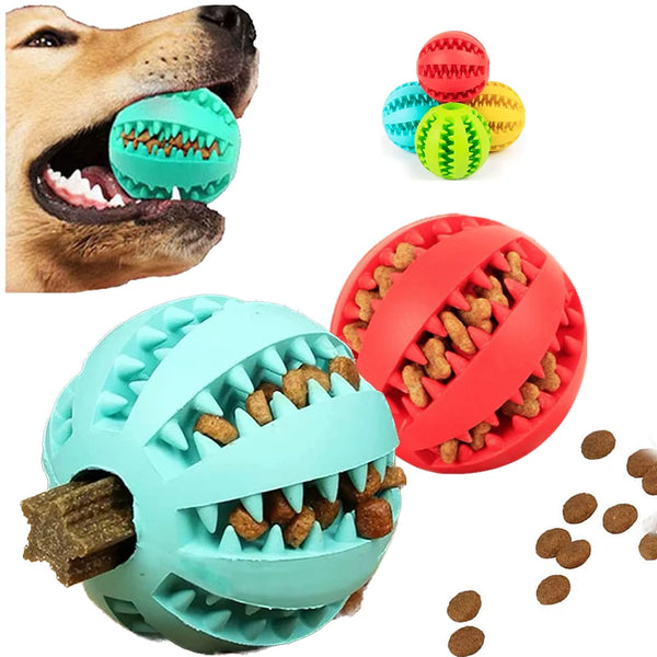 Interactive Rubber Chew Ball Toy