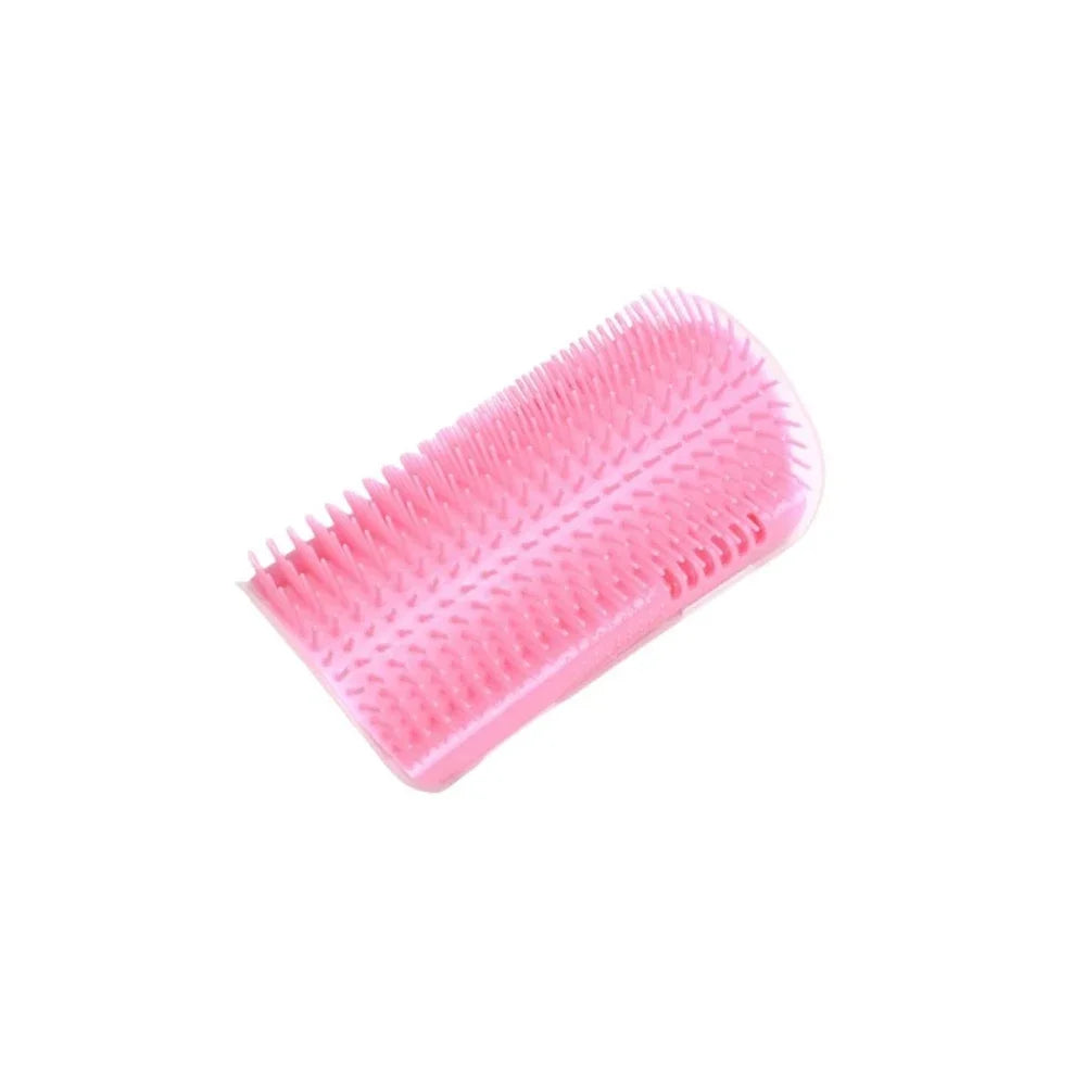 Cat Wall Brush & Scratcher with Catnip Toy