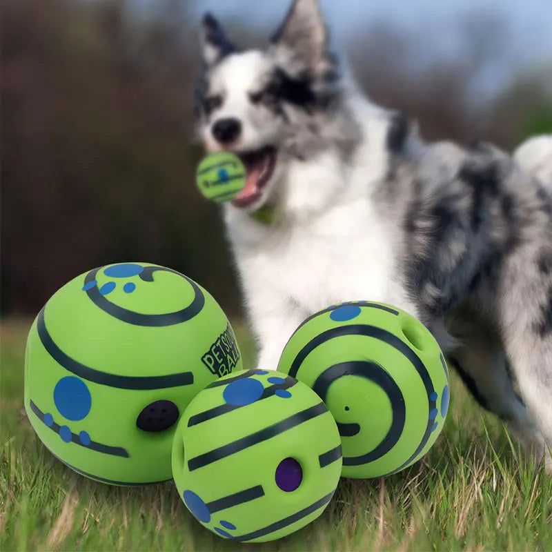 Wobble Wag Glow Ball – Interactive Giggle Dog Toy