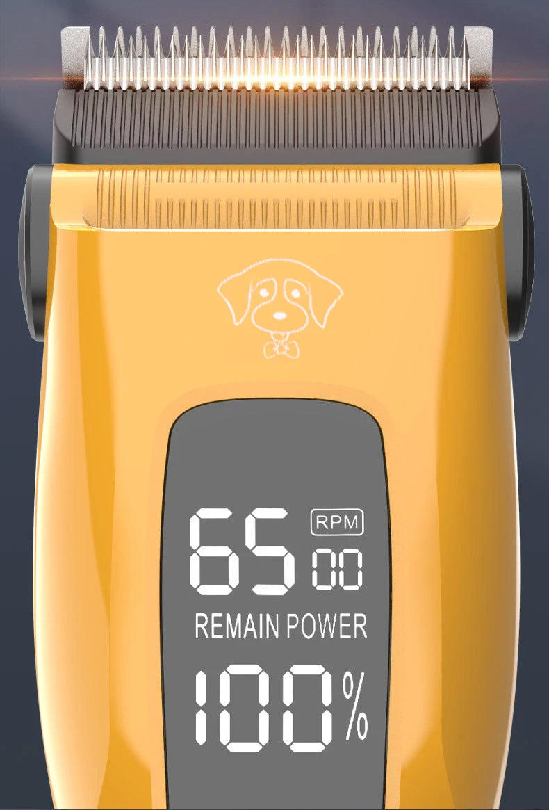 Professional Type-C Rechargeable Pet Hair Trimmer – For Dogs & Cat