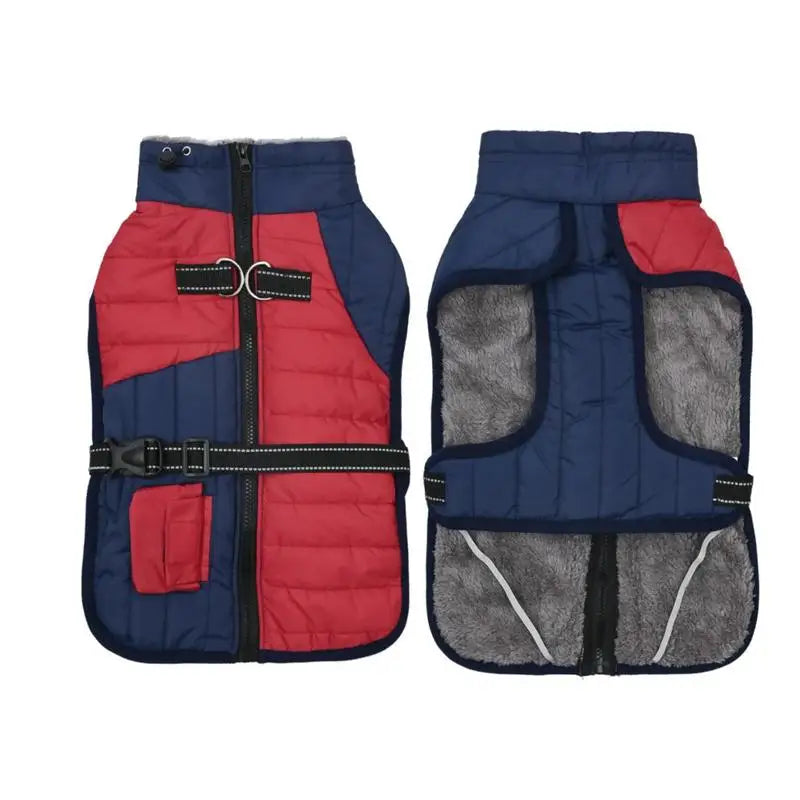 Small Dog Winter Snow Jacket with Traction