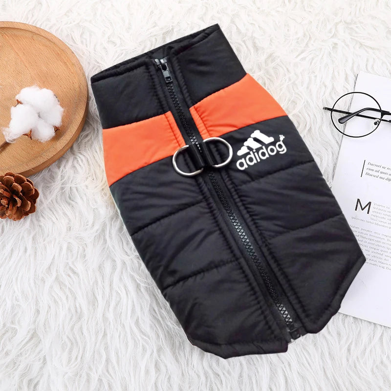 Waterproof Padded Dog Coat with Zipper