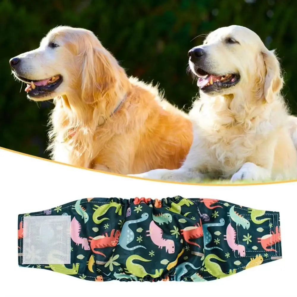 Reusable Dog Diapers – Washable Belly Bands with Leakproof Lining