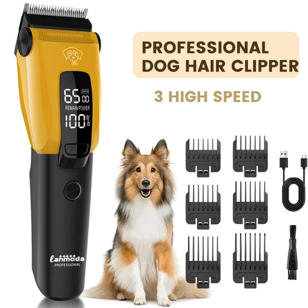 Professional Type-C Rechargeable Pet Hair Trimmer – For Dogs & Cat