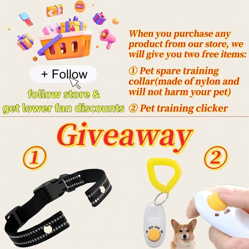YHLC Automatic Anti-Bark Dog Collar – Rechargeable Training Collar
