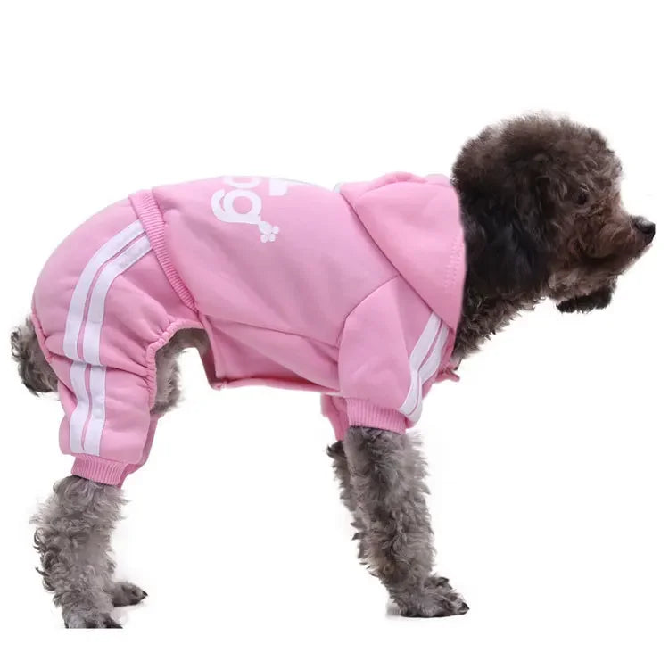 Winter Hoodie Jumpsuit for Small to Large Dogs