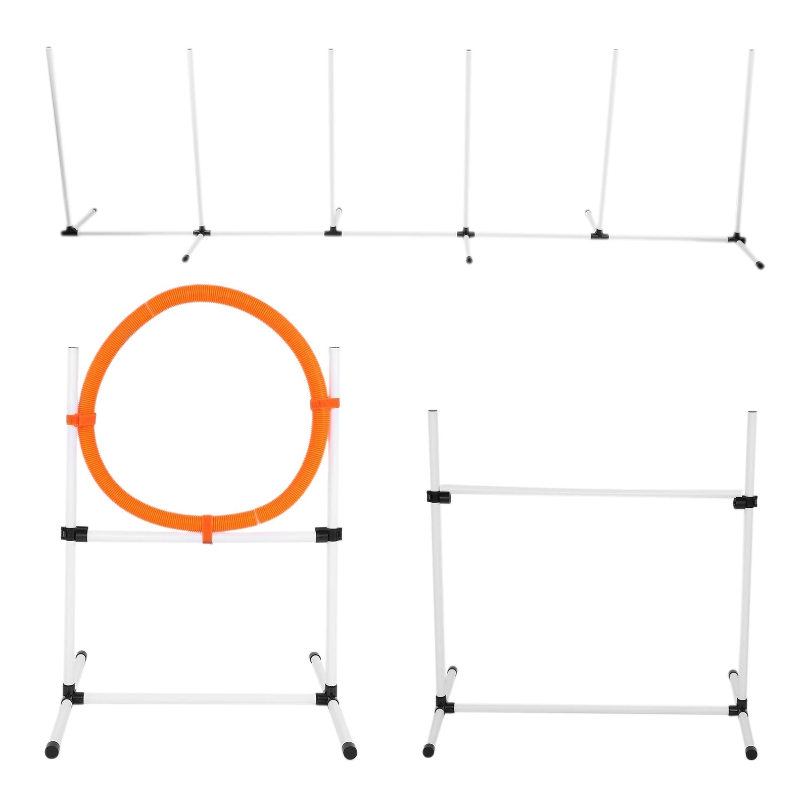 Adjustable Dog Bar Jump Hurdle Set
