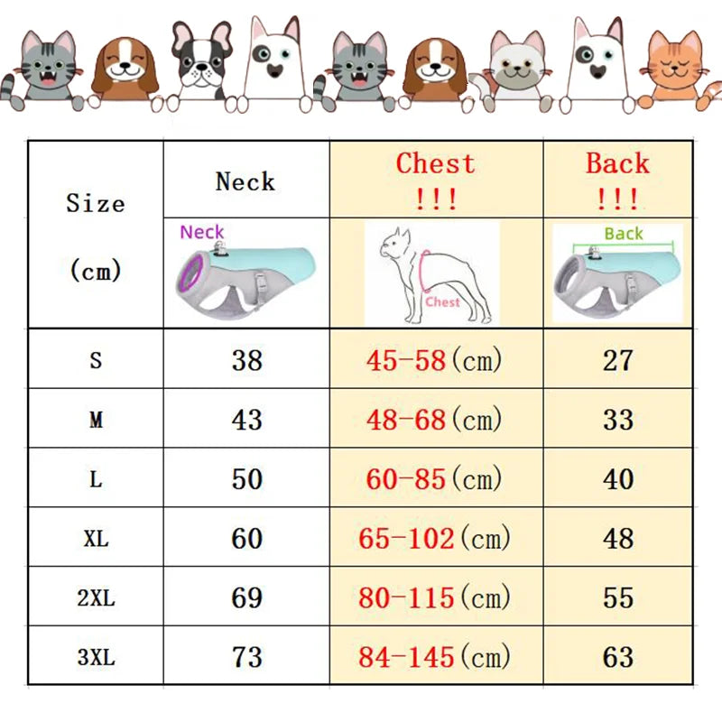 Reflective Dog Cooling Vest with Quick-Release – Summer Jacket for All Sizes
