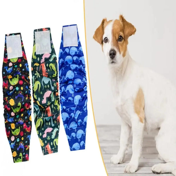Reusable Dog Diapers – Washable Belly Bands with Leakproof Lining