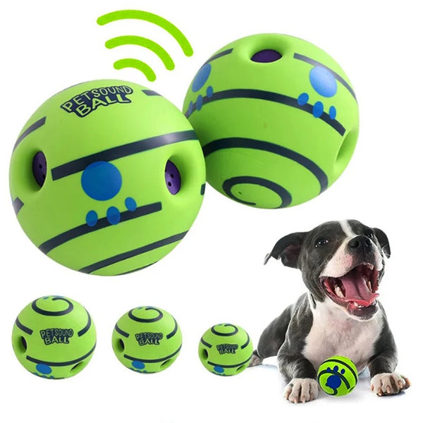 Wobble Wag Glow Ball – Interactive Giggle Dog Toy