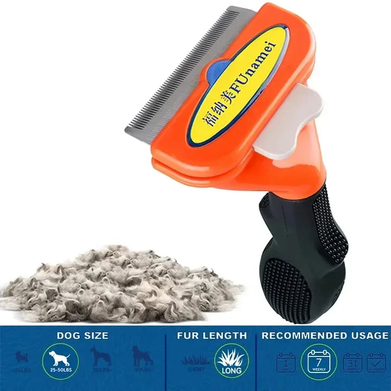 Large Dog Hair Removal & Grooming Comb