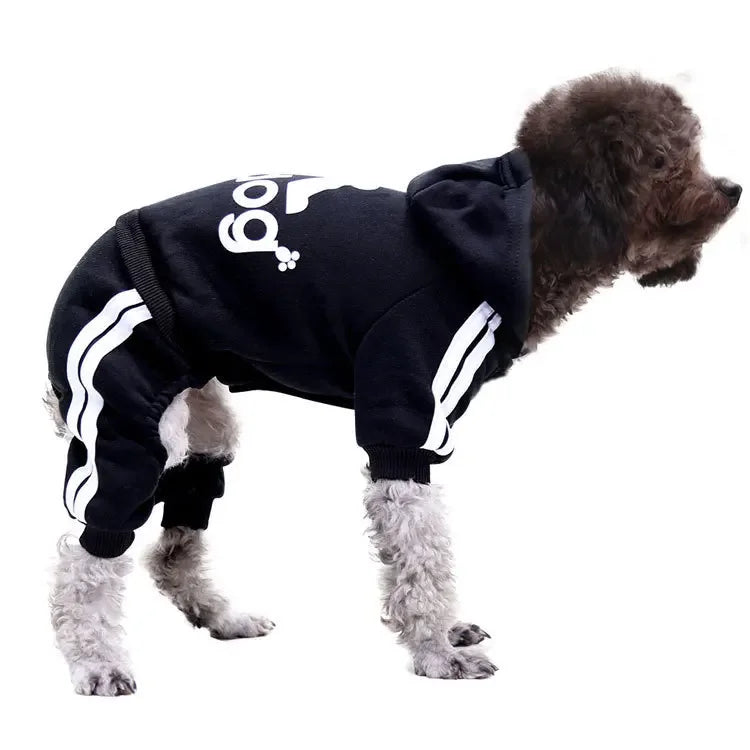 Winter Hoodie Jumpsuit for Small to Large Dogs