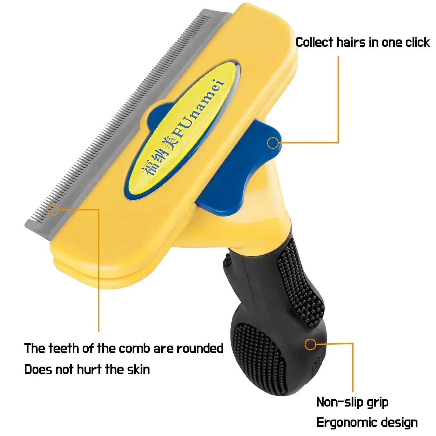 Large Dog Hair Removal & Grooming Comb