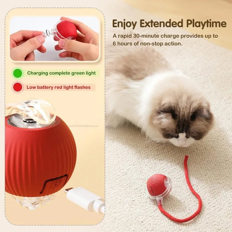 Self-Moving Electronic Cat Ball Toy