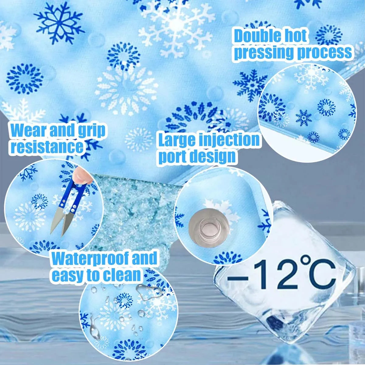 Pet Cooling Mat – Water-Activated Cool Pad for Dogs & Cats