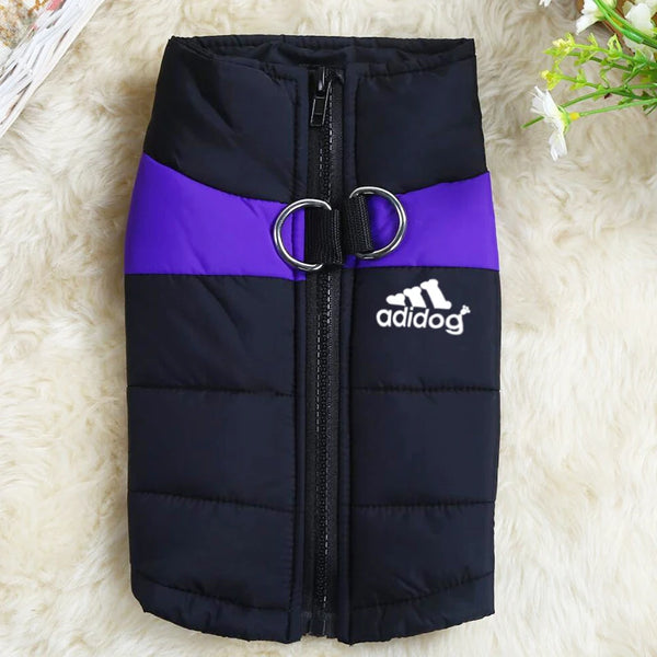 Waterproof Padded Dog Coat with Zipper