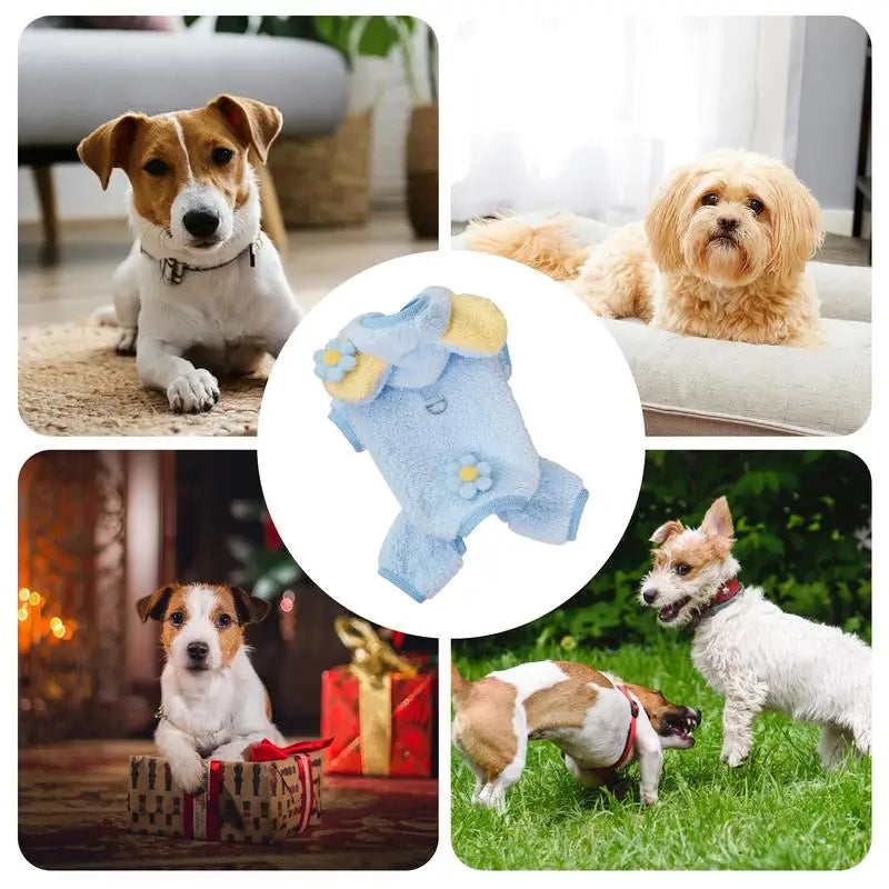 Bear-Shaped Plush Pullover Sweater for Small Pets