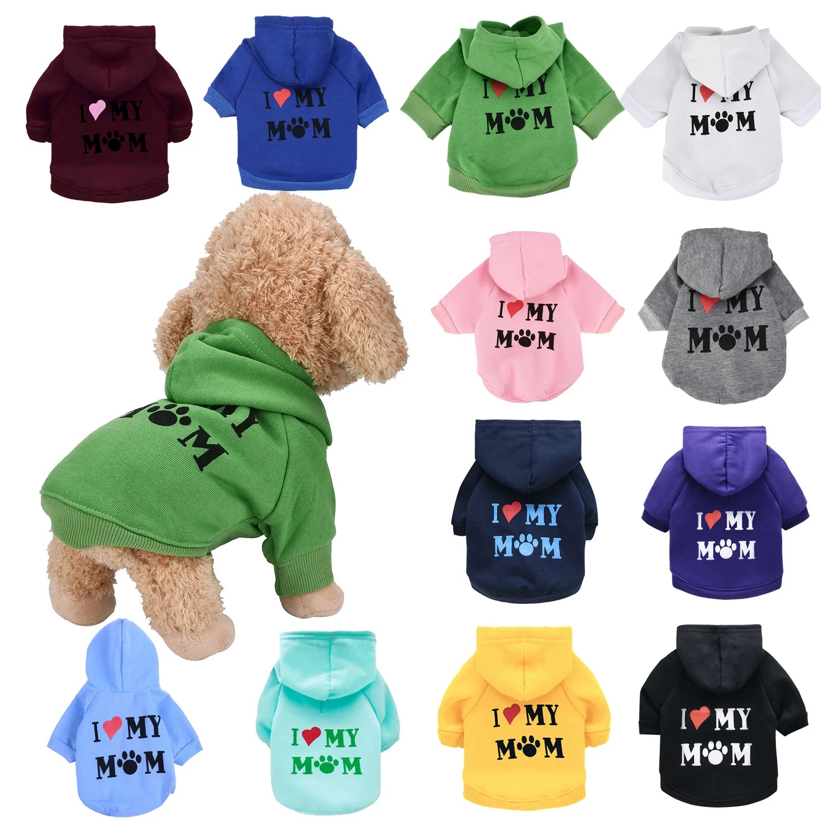 Warm Hoodie for Cats & Small Pets – Cozy Jacket Outfit
