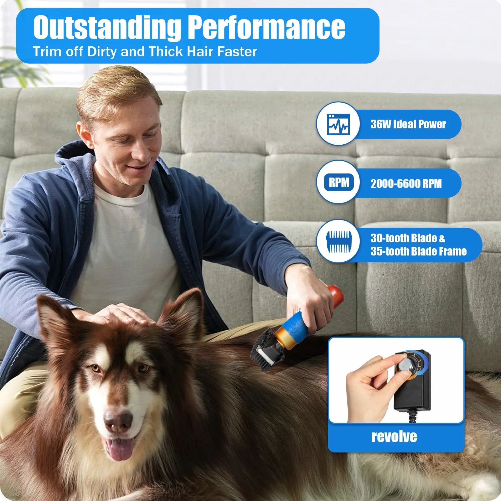 Electric Shears Clipper for Sheep, Goats, Pets