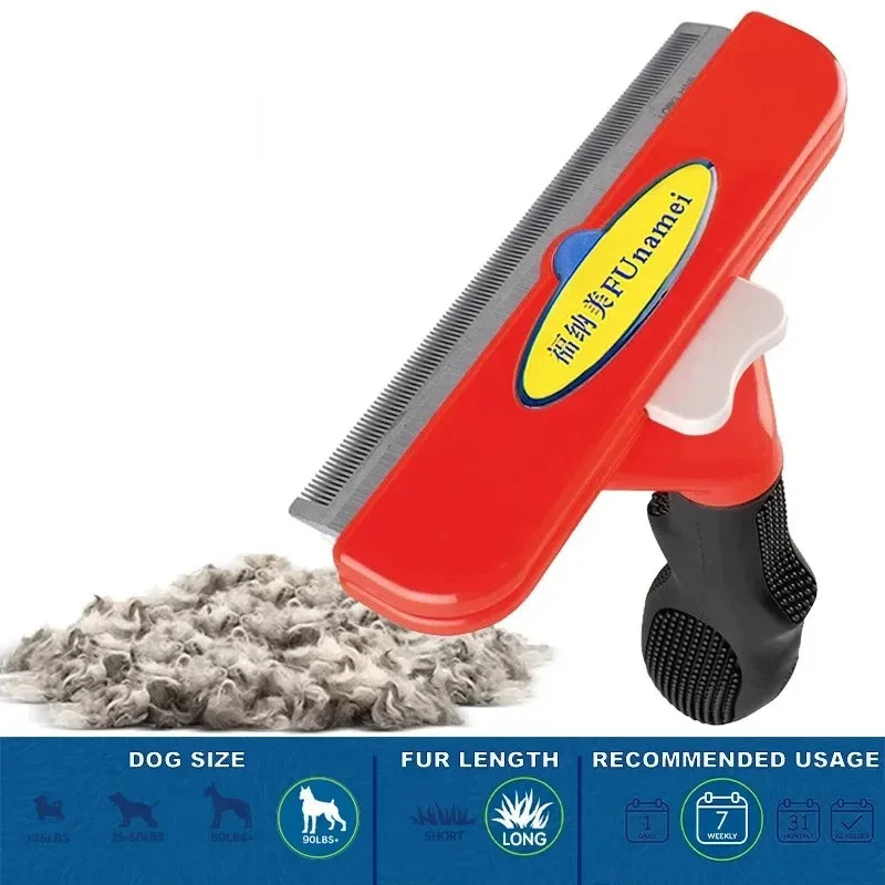 Large Dog Hair Removal & Grooming Comb