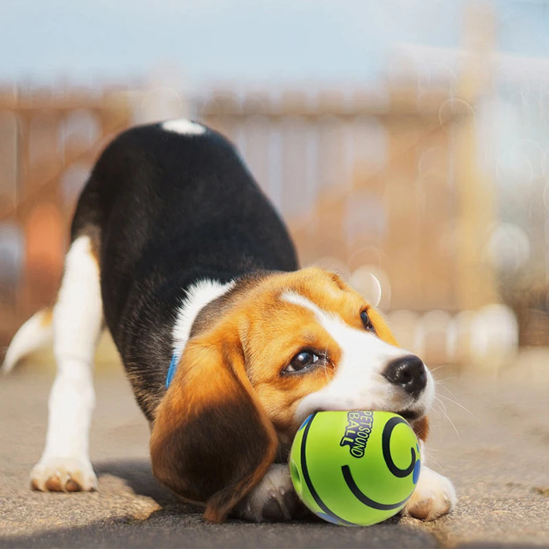 Wobble Wag Glow Ball – Interactive Giggle Dog Toy